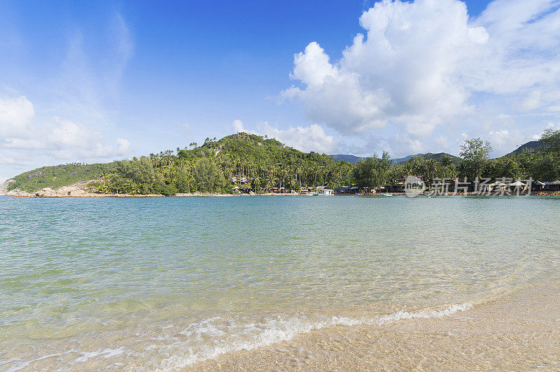 Mae Haad海滩和Koh Ma岛在Ko Phangan